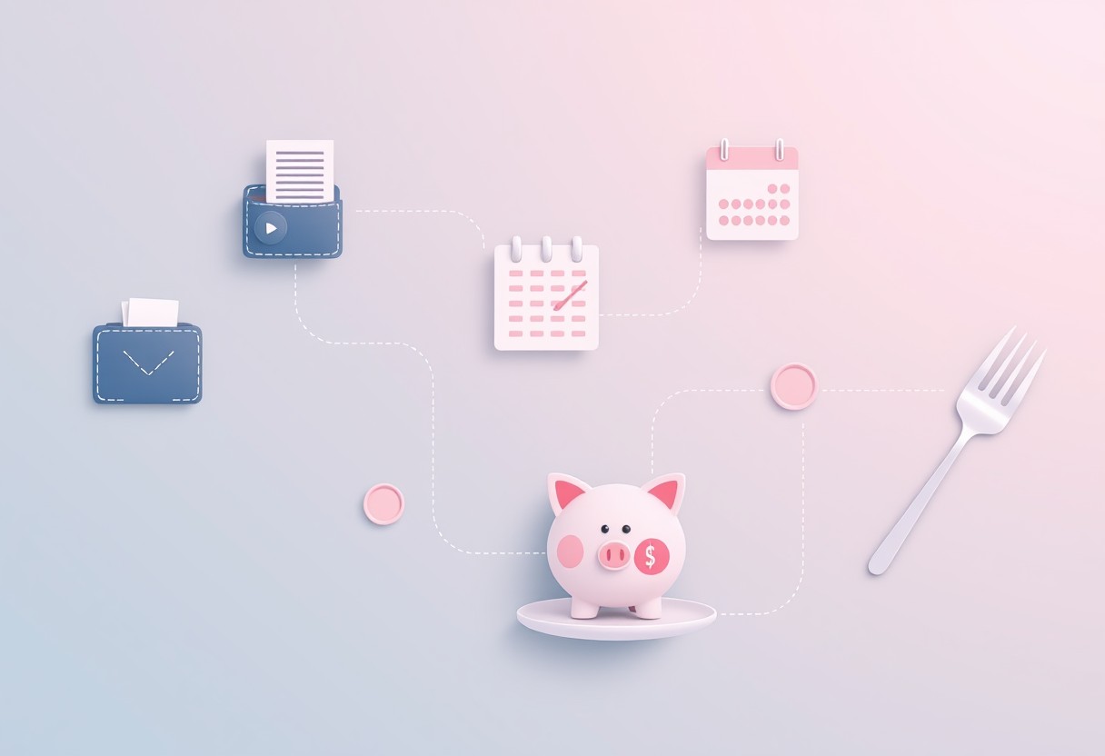 食費節約術を継続するための家計管理と外食・出費のコントロール法のイメージ画像