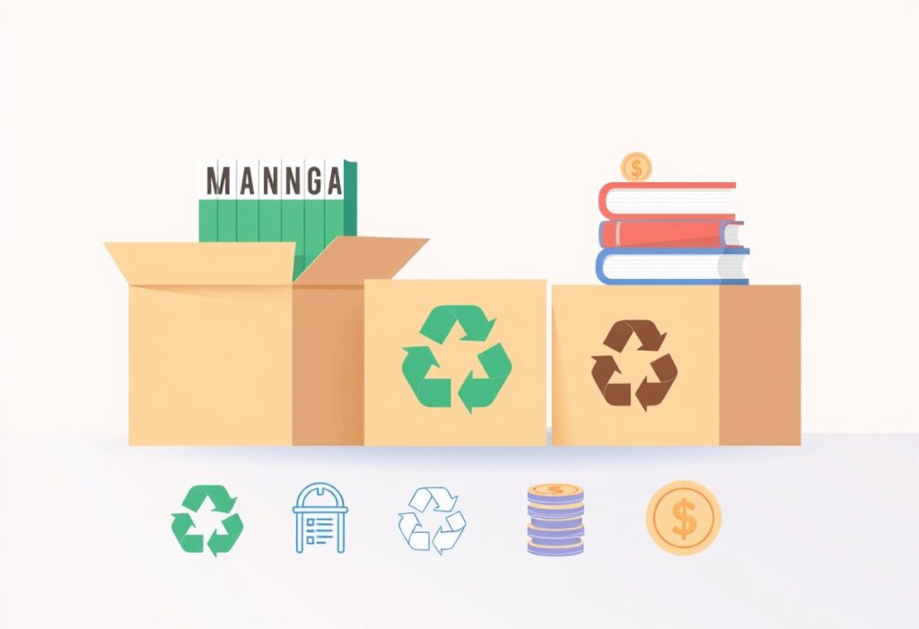 漫画 買取 ダンボール 無料のイメージ画像