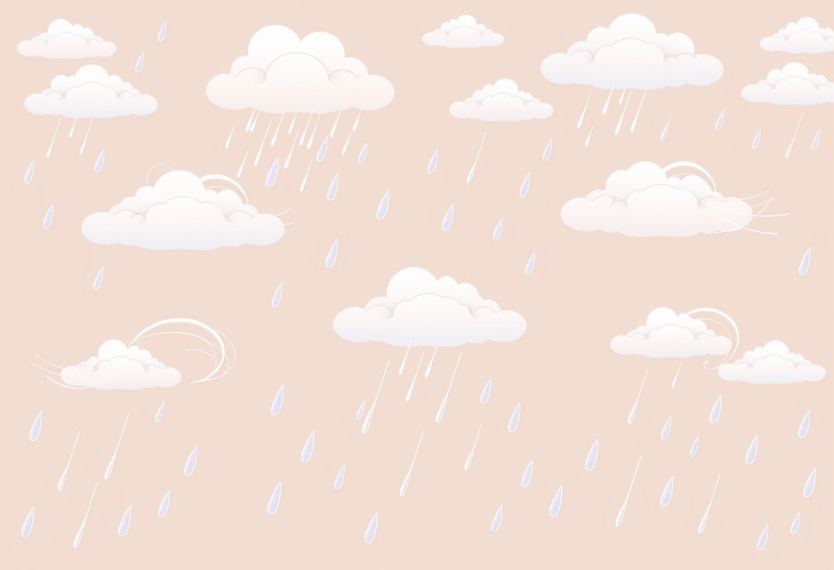 梅雨 台風 季節風のイメージ画像